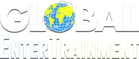 Global Entertrainment Logo White